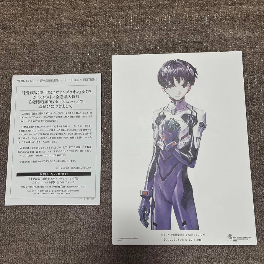 新世紀エヴァンゲリオン 複製原画10枚セット